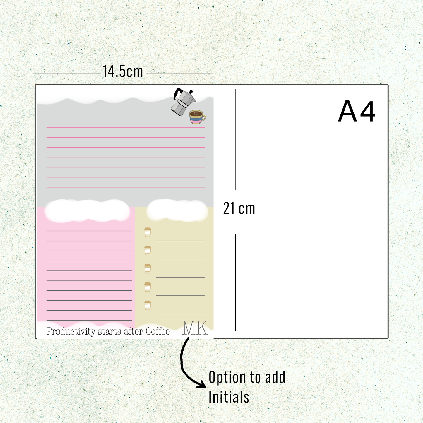 A5 Coffee-themed Notepads