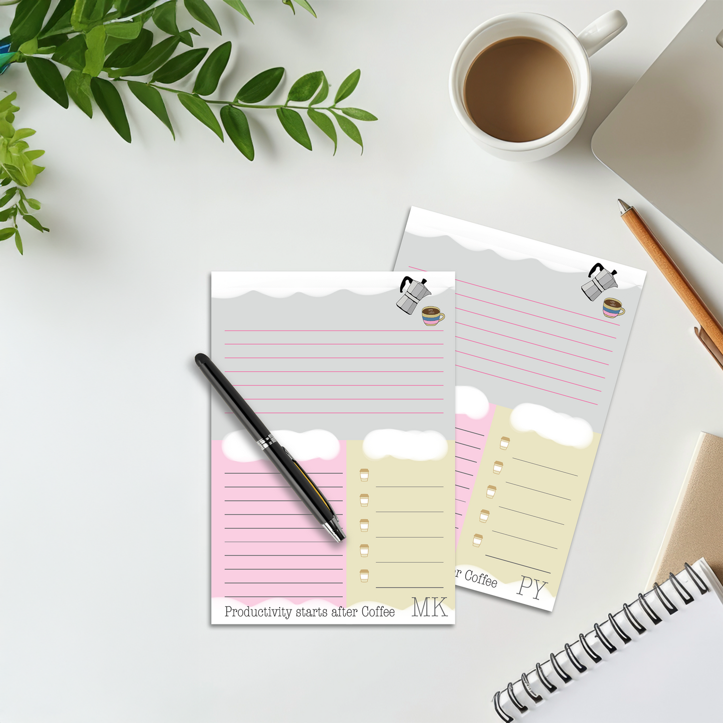 A5 Coffee-themed Notepads