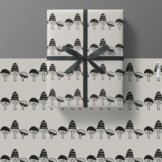 Nordic Mushrooms Gift Wrap