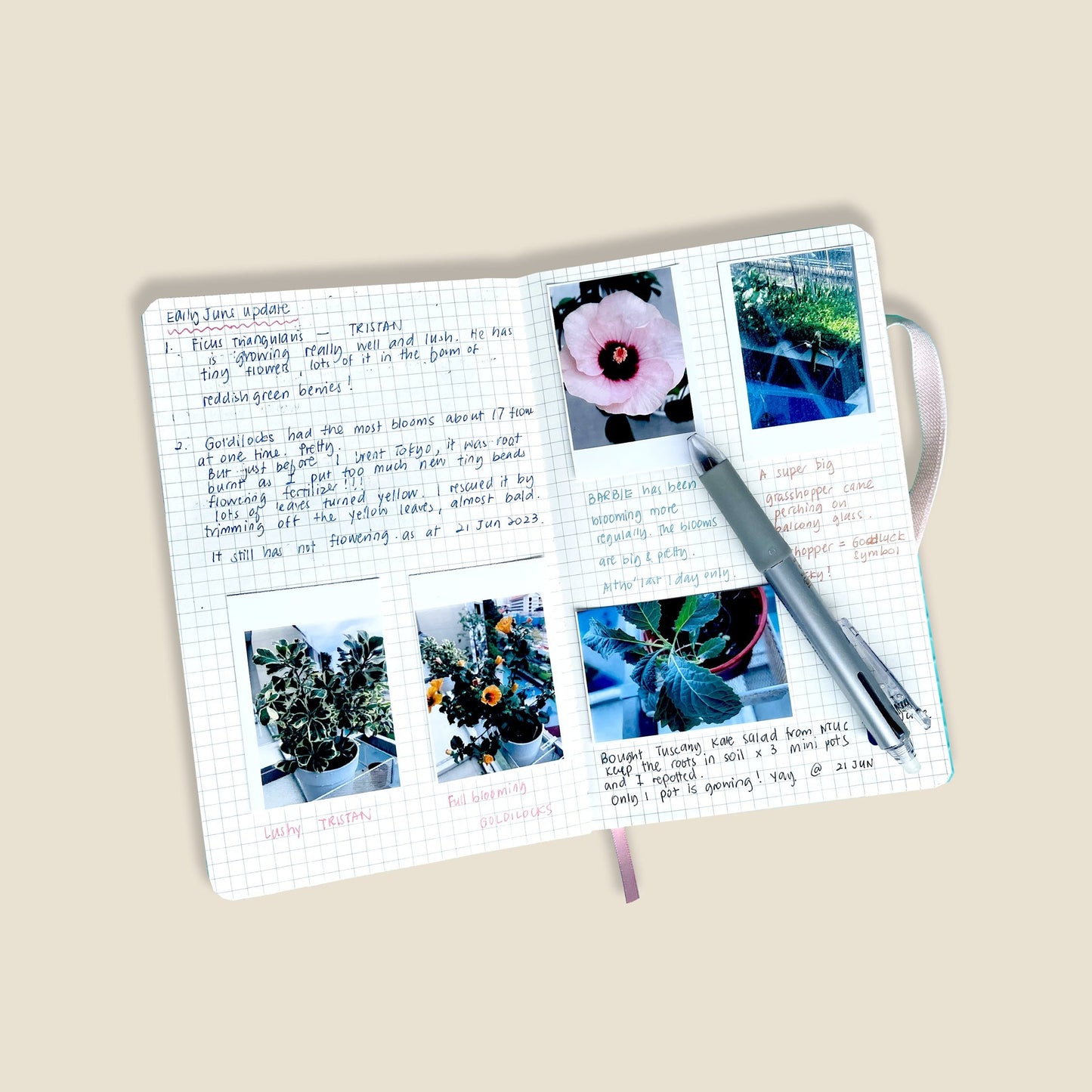 Personalise Journal with Initials Pyramid