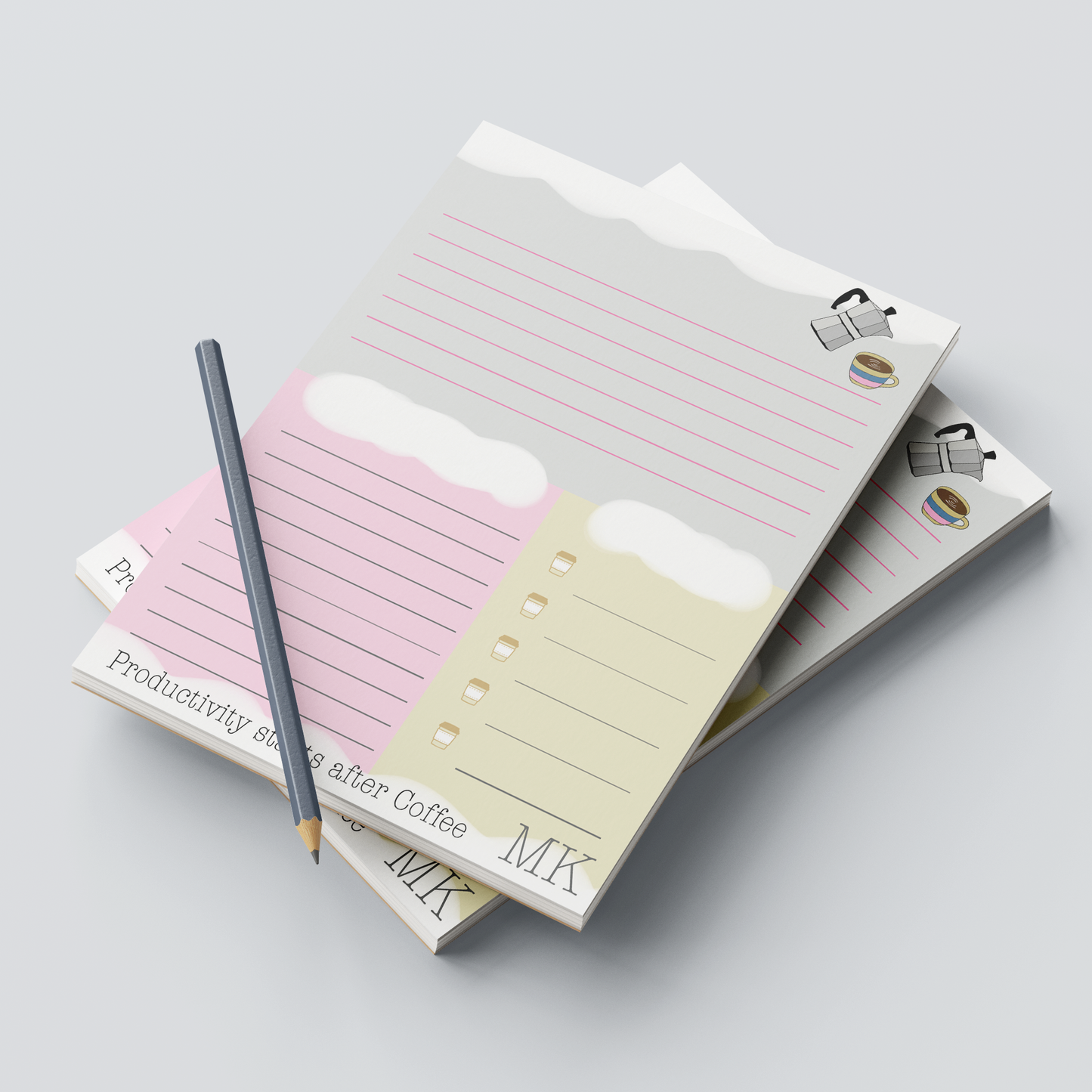 A5 Coffee-themed Notepads