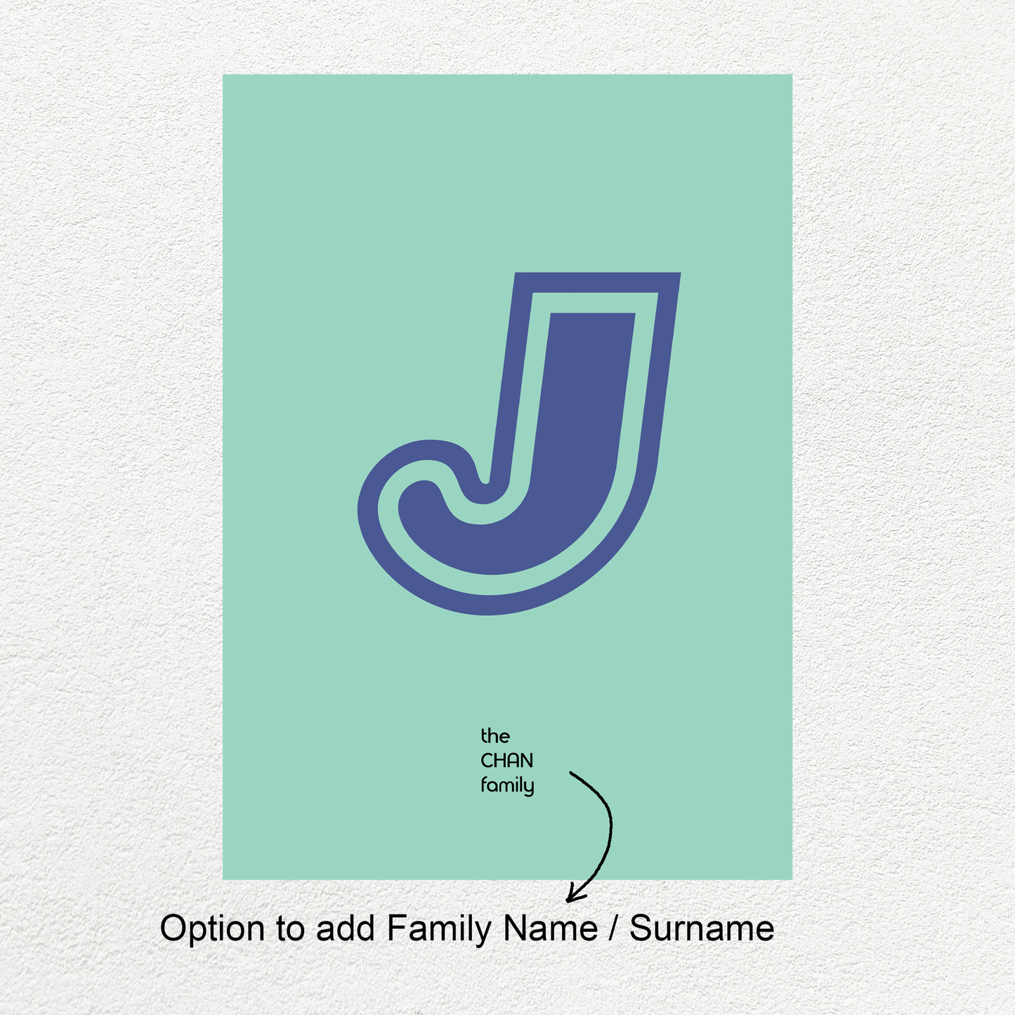 Personalised Monogram Posters - Fun Series