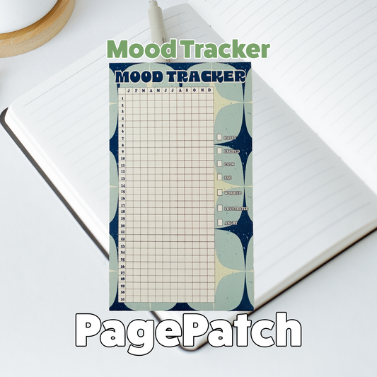 Sticker - Mood Tracker Page Patch for Journals & Planners