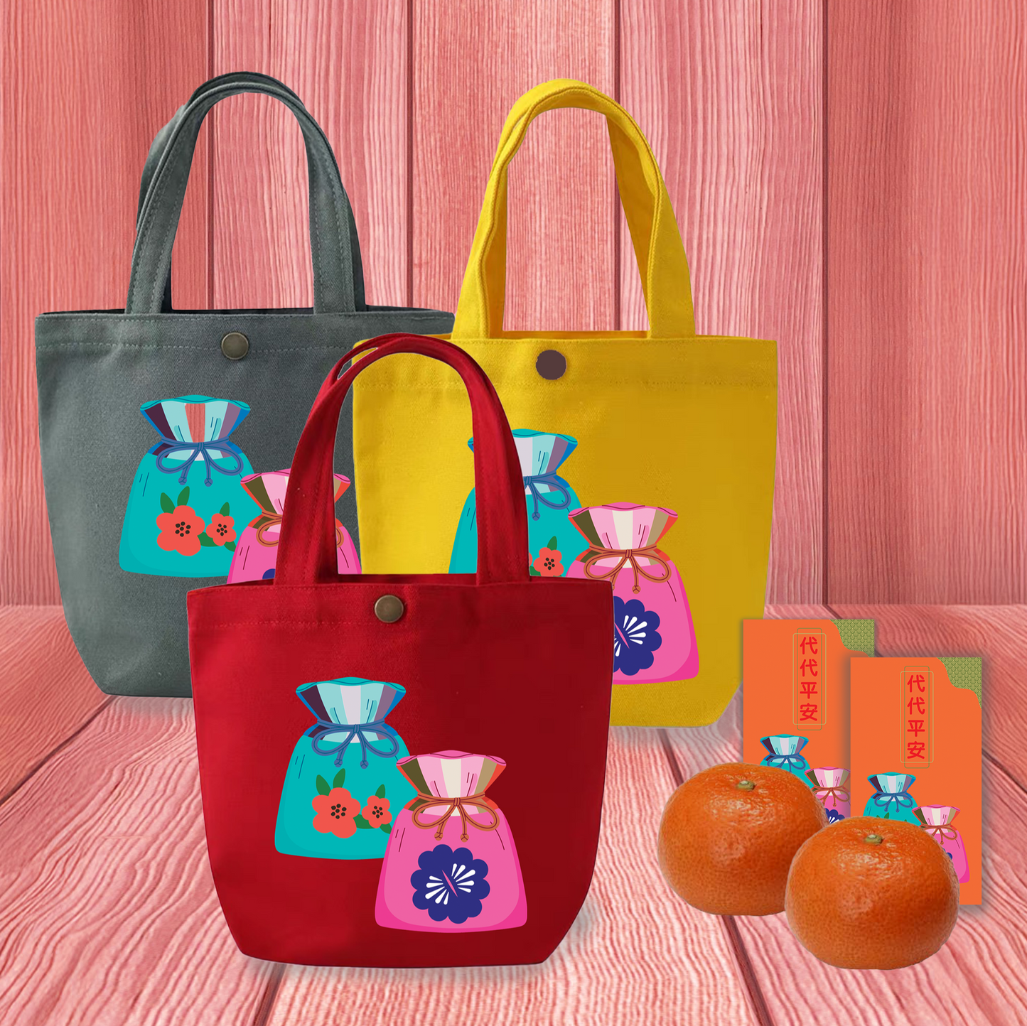 CNY Oranges Small Tote Bag [Pre-Order]