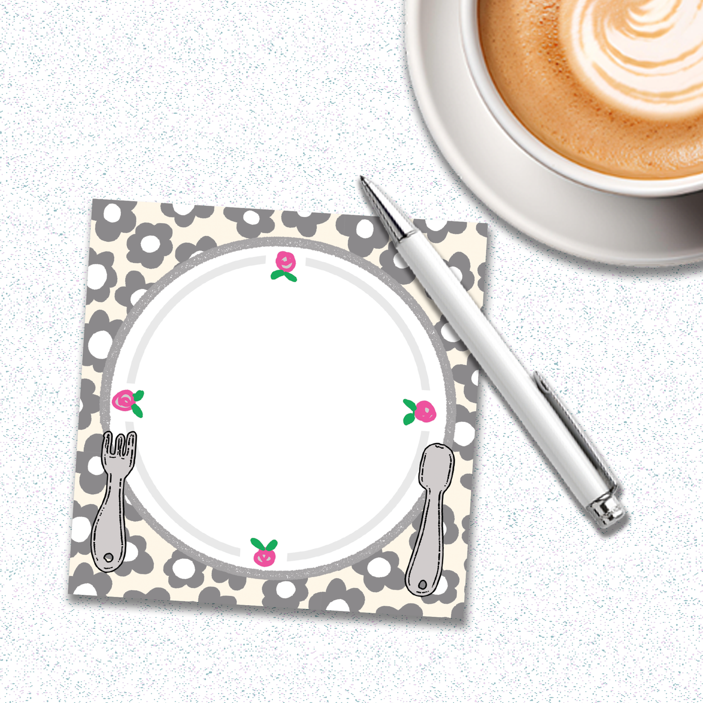 Notepad | Pocket Size Kitchen Plate Memo Pad