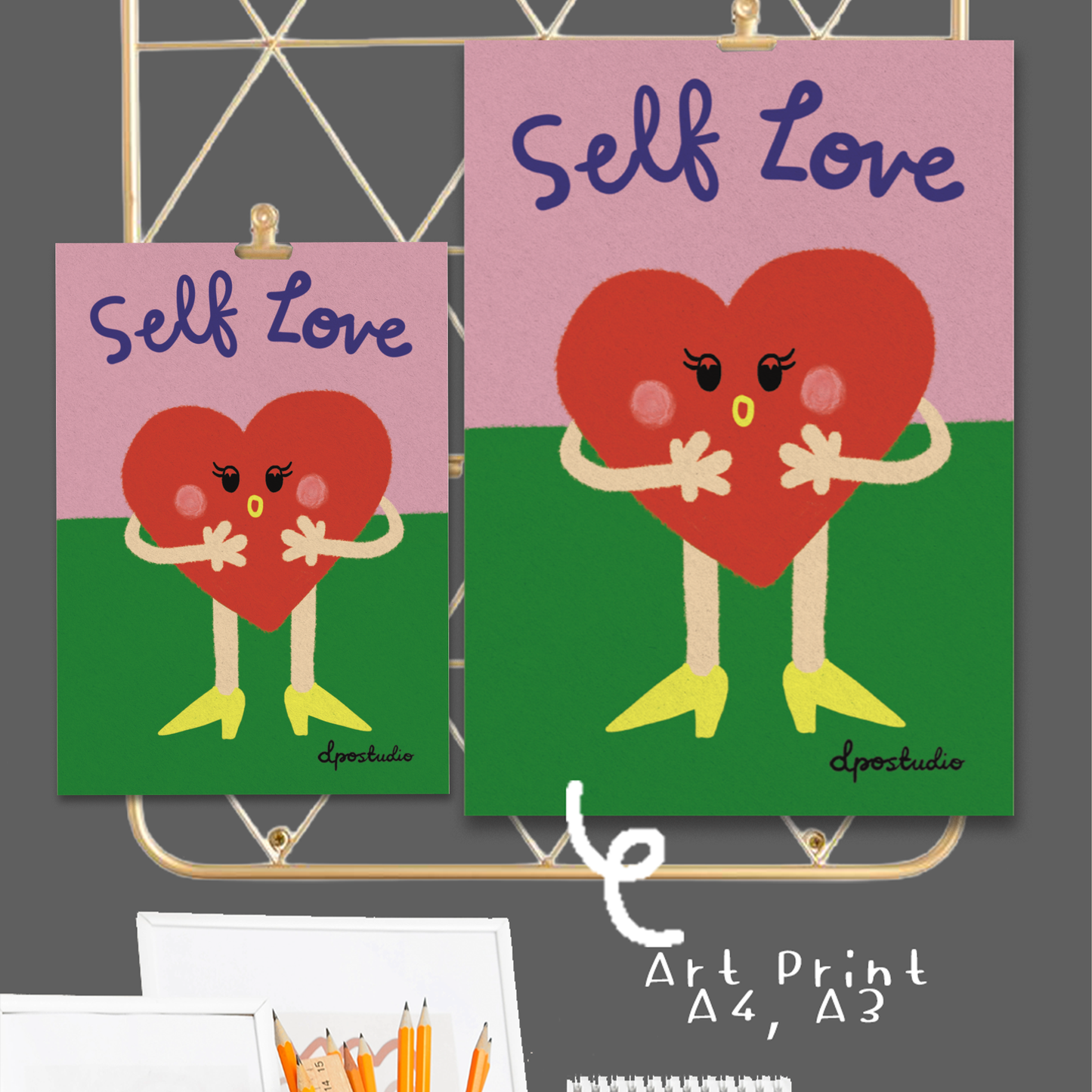 Art Print | Self Love Cute Illustration Poster