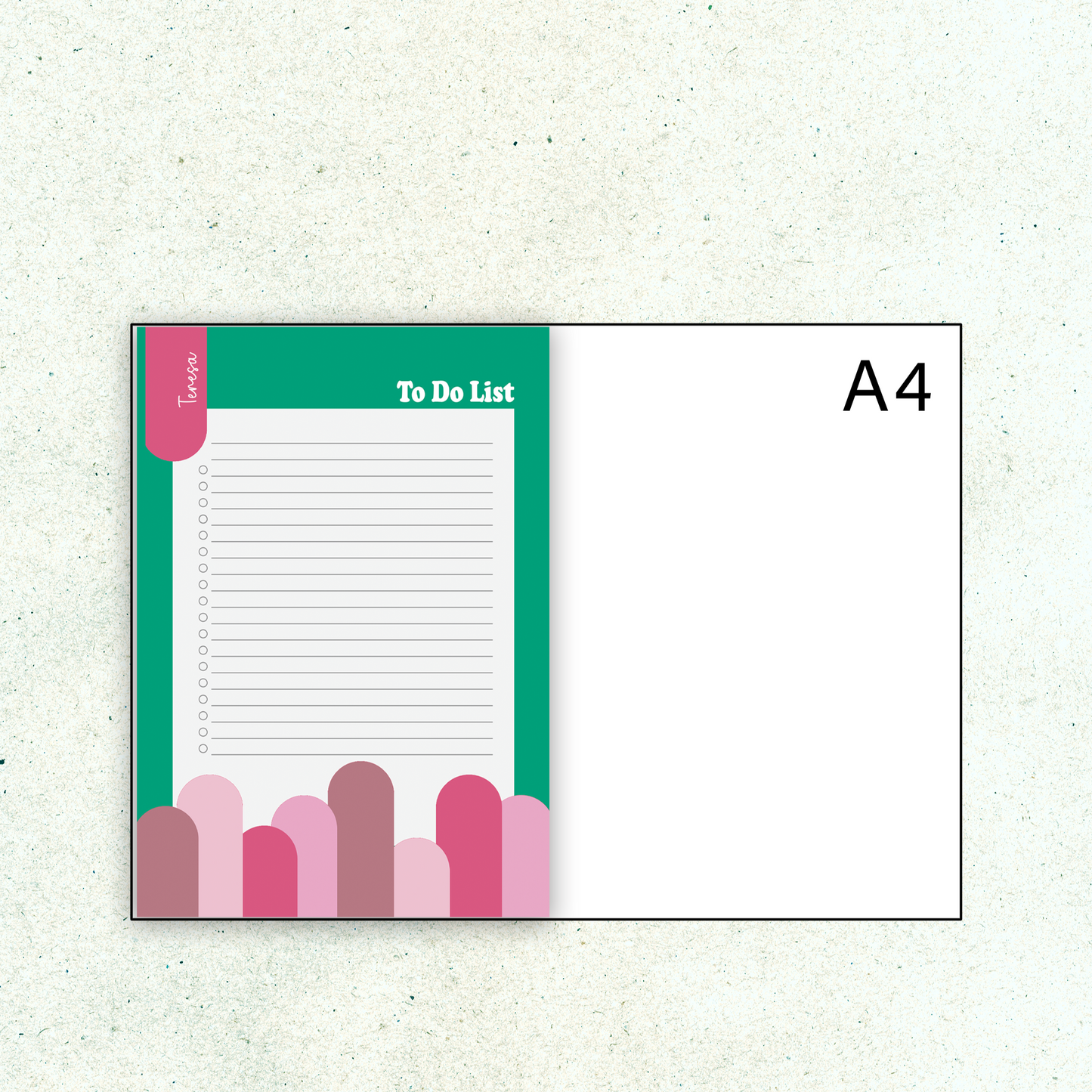 Personalise and Customise A5 Tabs Notepad