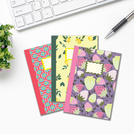Fruity Florals Stitch-bind Notebook