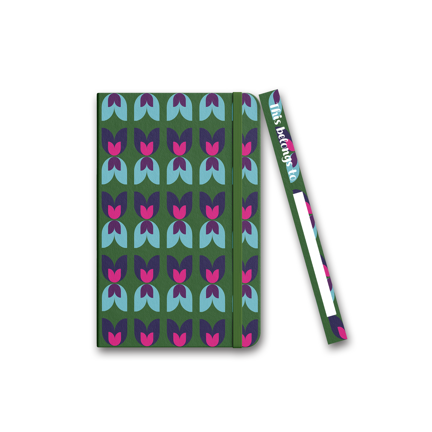 Retro Tulip Hardcover Journal