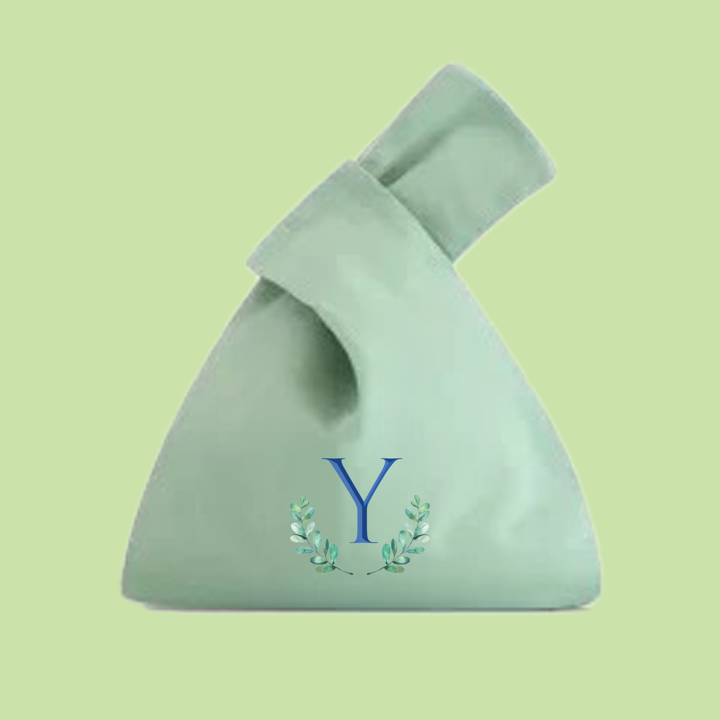 Wrist Tote Personalised – Monogram with a Floral Touch